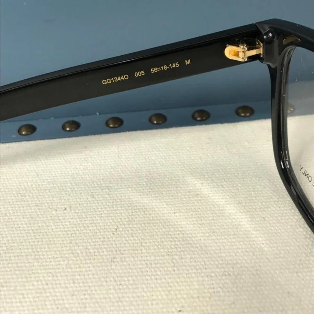 New 💯 Authentic Gucci Demo Square Men's Eyeglasses GG1344O 005 - Picture 11 of 12